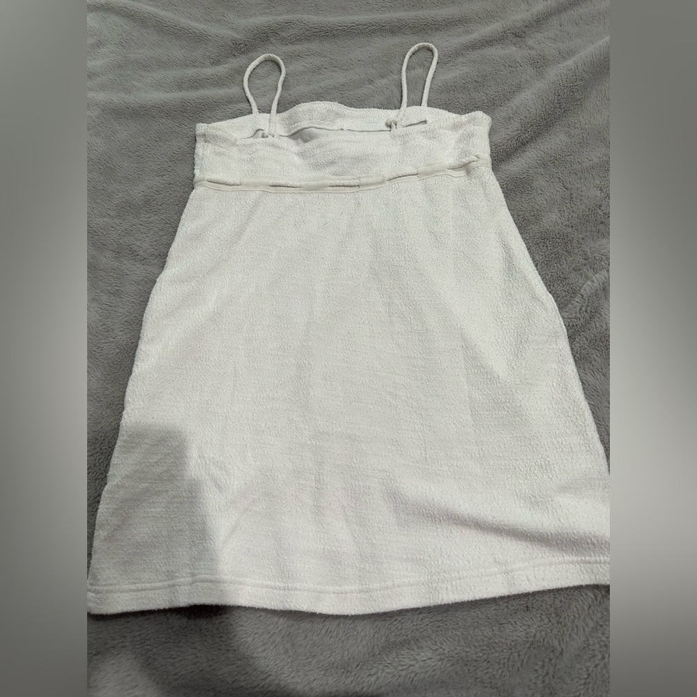 Free People FP Beach Rosie Mini Dress White Terry CoverUp - Picture 6 of 8